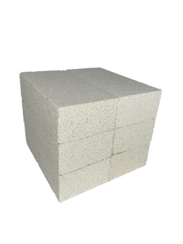 Insulating Firebrick 9" X 4.5" X 2.5" In (6 Pieces) #TOP5