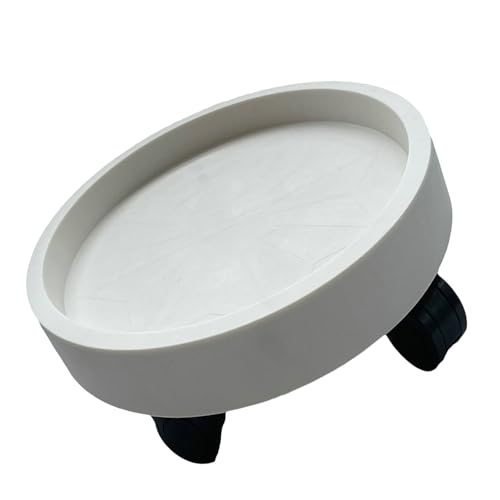 Plateau de soucoupe pour jardinière à roulettes et support de plante mobile - 4