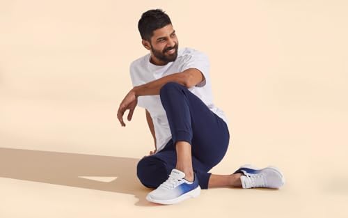 Image of Neeman's Colourblocked Sneakers for Men | Comfortable and Flexible | Casual Shoes for Men