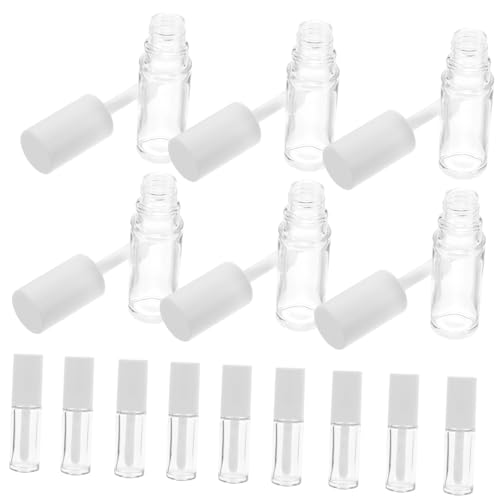 15pezzi Tubetti Vuoti Per Lucidalabbra Contenitori Ricaricabili Con Applicatori Per Lip Gloss e Lip Balm