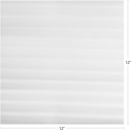 Image of Akshat Enterprises Cushioning Foam Sheets 12 inch X 12 inch, 1 mm Thickness, Cushion Foam Wrap Sheets, Packaging Material, Moving Supplies for Packing Storage and Shipping Pack of (500)