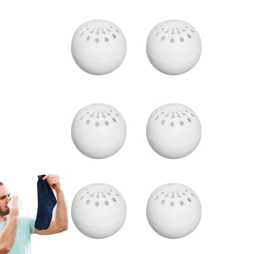 Desodorante para zapatos, Desodorante para zapatos, Bolas para zapatillas, Desodorante para zapatos antiolor de 6 piezas, Desodorante sólido profesional de larga duración para bolsas de gimnasio,