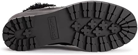 MUK LUKS Women's Norway Halden Boots, Black/White, 9 | Image 3