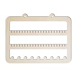 Solution pratique : avec une capacité généreuse, notre organisateur de bijoux en bois de taille moyenne offre suffisamment d'espace pour répondre aux besoins de stockage de la plupart des gens. Une solution pratique pour organiser et afficher votre collection de bijoux sur le mur.