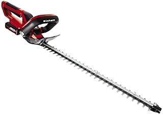 Einhell GE-CH 1855/1 Li Power X-Change 18V Cordless Hedge Trimmer Set | 55cm (22 Inch) Cutting Length, Laser-Cut Diamond-Ground Steel Blades | Hedge Cutter Kit With Battery and Fast Charger