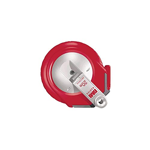 Preisvergleich Produktbild BMI BAYERISCHE MASSINDUSTRIE ARNO KELLER GMBH 50121 Stahlbandmaß Radius L.20m mm / - weiß Flextop BMI Genauigk.II