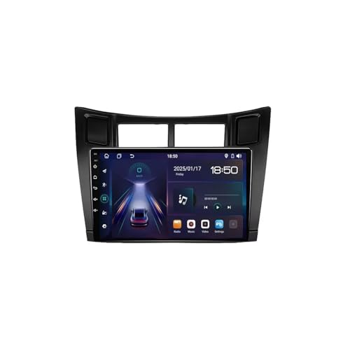 Radio coche para Toyota Yaris 2007-2012 con pantalla táctil Incell, Bluetooth y Mirror Link