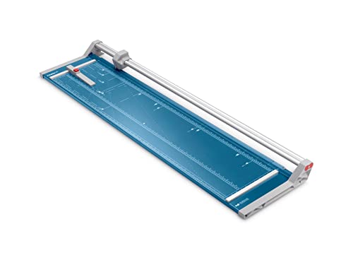 Dahle Rogneuse 558 Modèle 2020 (Capacité de Coupe jusqu'à 7 Feuilles, DIN A0, 1300mm de Coupe, Auto-Affûtante, Pression Automatique) Bleu