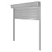Produktbild Rolltor Typ: Corner, 52mm Aluminium-Lamelle 250x220cm mit Motor, grau (ähnlich RAL7038), Bedienseite: Links