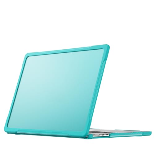 Funda MacBook Air 15 M3 A3114 y M2 A2941 carcasa rígida azul claro