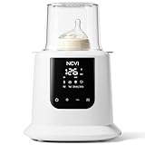 NCVI Baby Milk Warmer 3 Mins Fast Heating 8 in 1 Functions, Infant Breast Milk Bag Warmer with Timer and Precise Temperature for All Size Materials Bottles, Milk Freezer Bags and Pacifier Sterilize