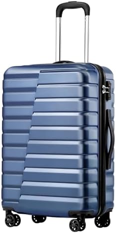 Coolife Carry On Luggage Airline Approved with Spinner Wheels, Ha...