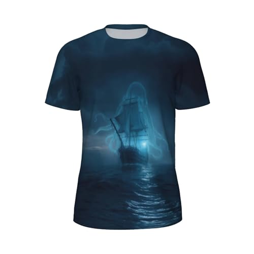 3D Pattern Print T-Shirt with Breathable Cool Lightweight Flexible Easy to Match Diverse and Stylish Casual Wear