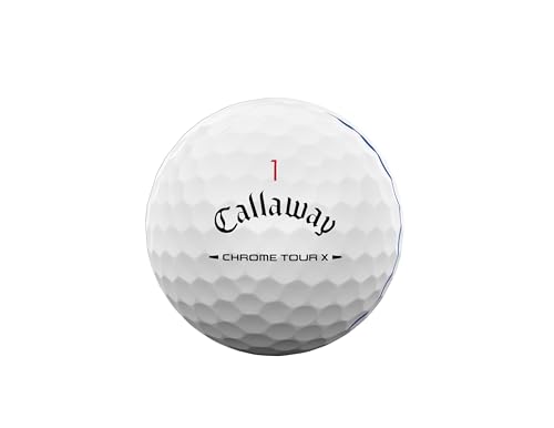 Callaway 2026 Chrome Tour X Triple Track Golf Balls, Men's, White