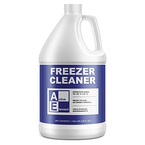 Active Element Freezer Cleaner - 1 Gallon - Deices and Cleans - Ready to Use - Commercial Strength - Cold Storage Environments - Down to -20 °F - Walk in Freezers - Deep Freezers Cover