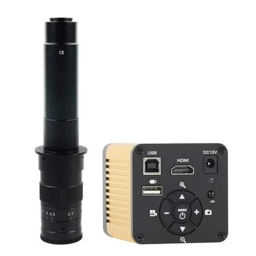 Lbg J 4K 40MP 1080P HDMI USB fW^HƗpdqJ U fBXNXg[W rfIR[_[t db PCB ͂񂾕tp YA_v^[(Color:With 300x lens)