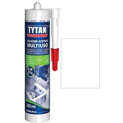 24PZ SILICONE ACETICO UNIVERSALE TYTAN BIANCO ML 280