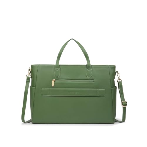 Image of Caprese Bow 15.6 Inch Large Laptop Bag for Women with Adjustable & Detachable Straps | Stylish, Durable, and Spacious with Multiple Compartments for Work, Travel, and Everyday Use