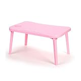 N/A Vassoi da letto per servire la colazione regolabili pieghevoli con flip top e gambe Supporto da scrivania per computer Tavolo pieghevole per laptop Scrivania per notebook Double the comfort