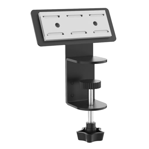 Staeekkzy Soporte para Regleta de Enchufes Bajo el Escritorio. Bandeja de Gestión de Cables Sin Taladros para Fijar Enchufes, Organizar Cables y Almacenar en Estantes.
