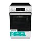 Gorenje GEC5C61WG Elektro-Standherd mit Glaskeramik-Kochfeld, 50cm Breite, 70 Liter, Pizza Funktion, FrozenBake, AirFry, MultiAir Technologie, HomeMade Backofenform, AquaClean, FastPreheat, Weiß