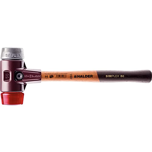 Halder 3069030 "simplex soft-face plástico/metal suave" Maza, multicolor, 30 mm Cover