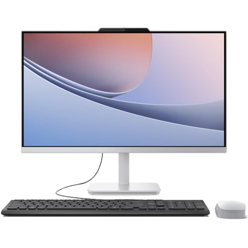 Image of 24 AIO All-in-One Desktop Computer, Customized 32GB DDR4 RAM, 1TB PCIe SSD, 8-Core i3-N305, FHD Display, WiFi 6, Bluetooth, HDMI, RJ-45, Windows 11, Cloud Grey