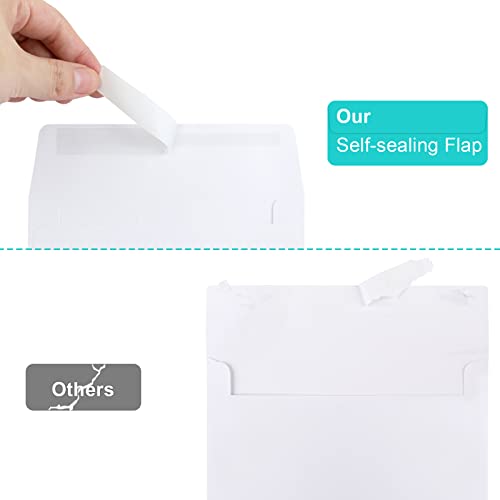 image for Joyberg 70 Packs Invitation Envelopes, A2 Envelopes White, Postcard En