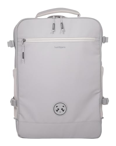 Kattbjørn Light Rucksack Urban Jungle - ergonomischer Schulrucksack 20l Laptopfach Schultasche Grau