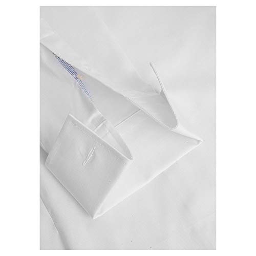 Hackett London Para Hombre. HM308676 Camisa Pinpoint Blanco (M), Casual, AlgodóN, Manga Larga - 8
