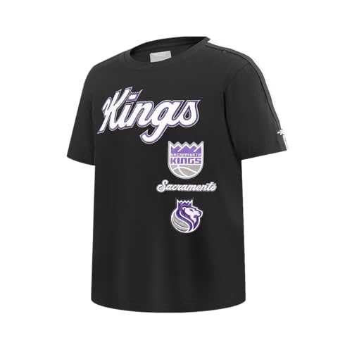 Camiseta NBA retro negra de manga corta talla M para moda urbana juvenil 3
