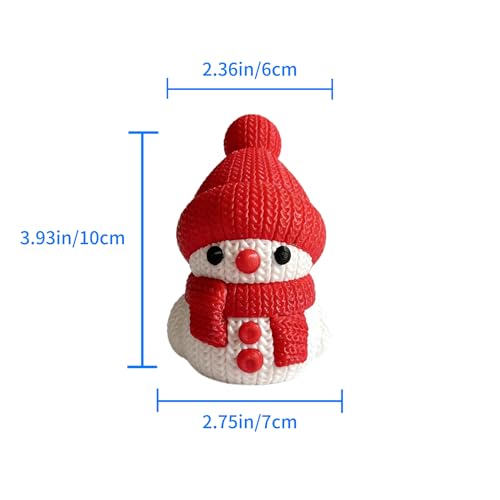 Figura decorativa muñeco de nieve impresa en 3D miniatura 3