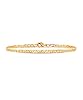 Barzel 18K Gold Plated Flat Marina Link Anklet for Women, 10 Inches - Made In Brazil (10.00) #2