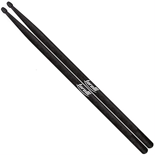 By Fibra Drumsticks Torelli TQ 020 Bateria Repique Preto