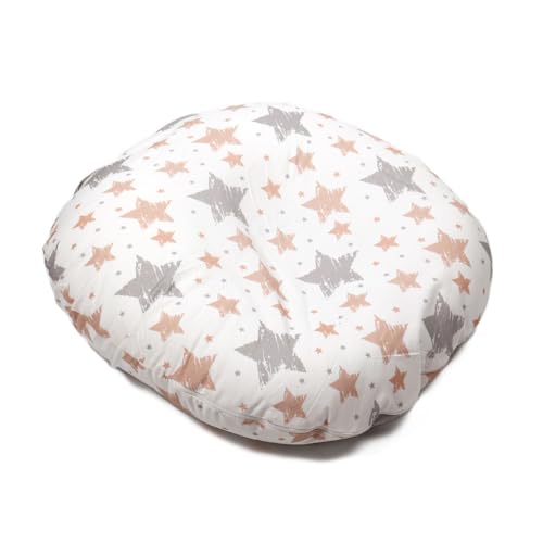 Image of EFELIM Nest Pillow with Cotton Cover, Cartoon Lounger Pillow Portable Lightweight Lounger Floor Seat for Home Travel (Star)