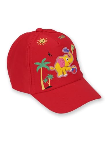 Image of PASSION PETALS Summer Dino Rockstar Baseball Cap for Kids Boys and Girls 2-4Years