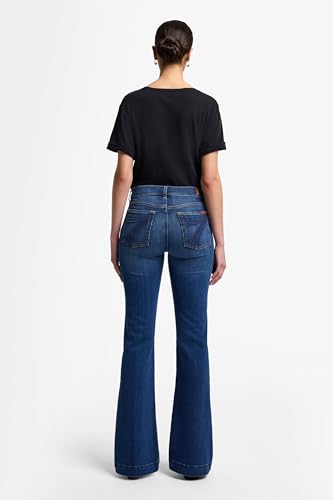 7 For All Mankind Women's Tailorless Dojo Regular Fit Flared Jeans4