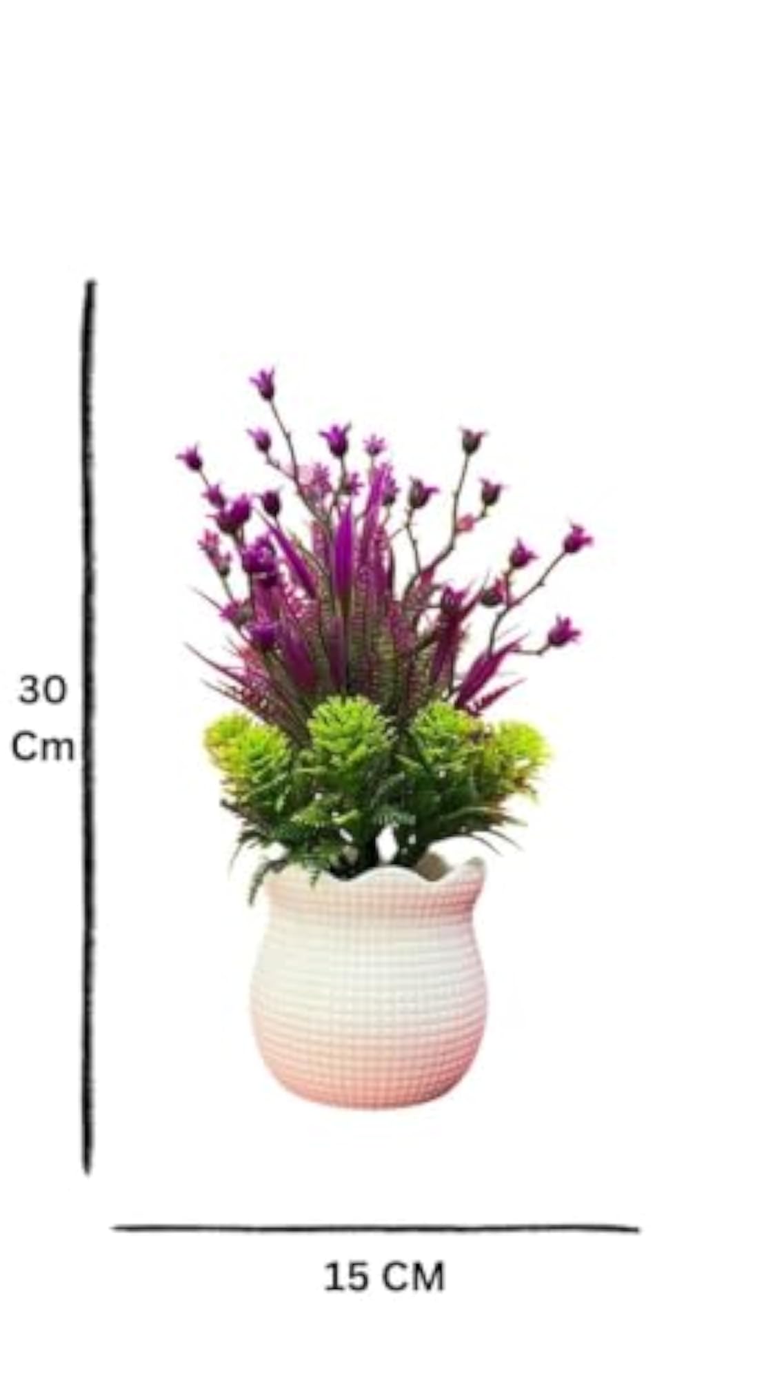 Artificial Plants for Home Decor Set of 2