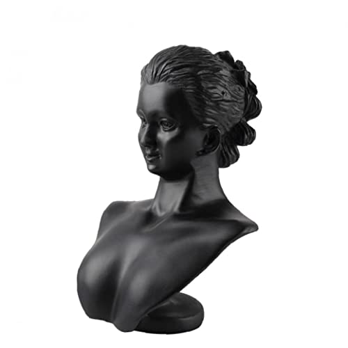 Buste collier 3D avec porte boucles d'oreilles pour support de création - 6