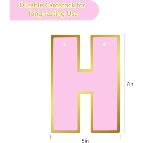 Image of Wanna Party Rainbow Colorful Bold Letter Macaron Happy Birthday Banner & Sign,Pastel Birthday Decorations for Women, Girls, Boys, Adults, Pets | Party Backdrop, Wall Decor for All Celebrations