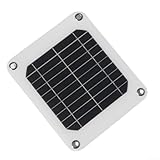 5W Monokristallines Solarpanel mit USB-Ausgang für Outdoor Camping und Wandern, tragbares...