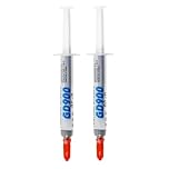 Haiyox 2PCS Thermal Paste For Cpu Gd900,Liquid Metal Thermal Paste,High-Performance Th-ermal P-aste,High Th-ermal Conductivity,Distinctive Piston Design,Heatsink P-aste For IC/CPU/All Coolers,(3g*2)