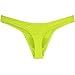 iKingsky Men's Thong Underwear Sexy Low Rise T-Back Under Panties (Small, 9 Pack)