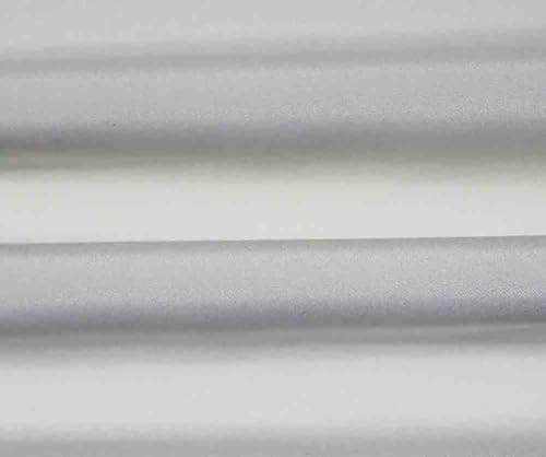 Richlin Fabrics Pacote de 3 jardas, toalha de mesa de poliéster de 304,7 cm, popelina, marfim