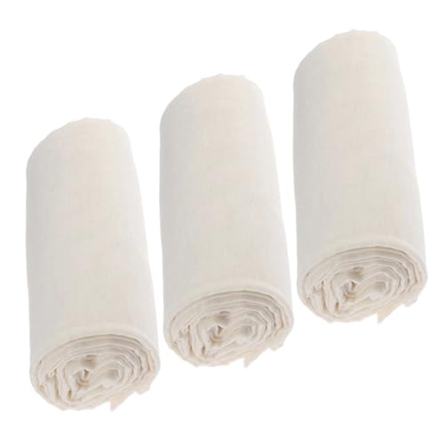 Toyvian Paños De Algodón Para Queso De Cocina Reutilizables 3 Unidades 100x90 Cm Tela Filtrante Multiusos Para Yogur y Tofu Accesorios De Cocina