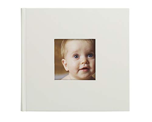 Pearhead Baby Photo Album, Baby Shower Gift, Ivory