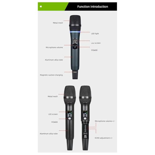 Microphone de charge sans broadcast pour scène de chant à domicile - 6
