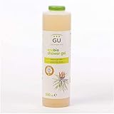 Gel de Ducha de Origen Ecológico 500 ml - Con Aloe Vera y Aceite de Oliva - Apto para Todo Tipo de Pieles incluso las Sensibles - Contiene Pantenol - Gel de Ducha - GU Planet