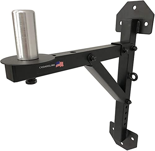 Cedarslink Pa Speaker Wall Mount Brackets - 2 Pro-Audio Stands Post Holder Dj Stage Aluminum Peg Mount! Over 200 Lb. Capacity! #TOP3