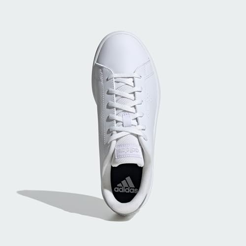 Adidas Advantage Base Court baskets Cloud White aux finitions Silver - 3